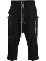 Rick Owens pantalon court à lien de resserrage - Noir
