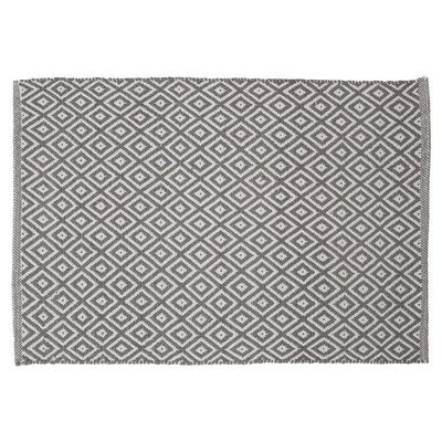 Badmat Sealskin Trellis 60x90 cm Katoen Grijs