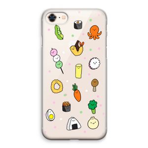 Happy bento friends: iPhone 8 Transparant Hoesje