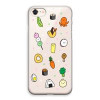Happy bento friends: iPhone 8 Transparant Hoesje