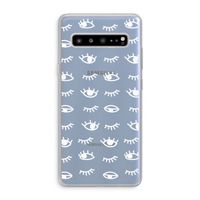 Eye pattern #3: Samsung Galaxy S10 5G Transparant Hoesje