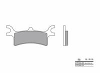 BREMBO Remblokken, voor de moto, Off Road Gesinterd Metaal 07PO06SD