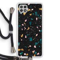 Terrazzo N°10: Samsung Galaxy A22 4G Transparant Hoesje met koord