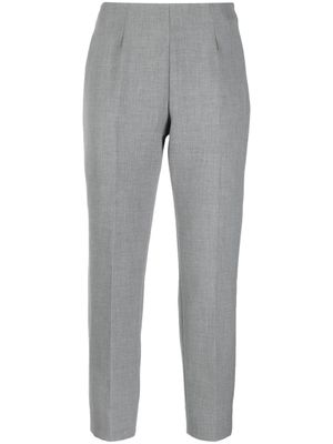 Peserico pantalon court à coupe slim - Gris