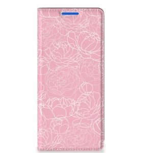 OPPO Reno 6 Pro Plus 5G Smart Cover White Flowers