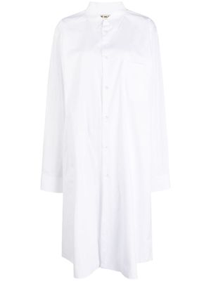 Comme Des Garçons robe-chemise mi-longue - Blanc