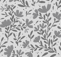 Grijs bloemenpatroon behang bloemen