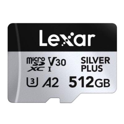 Lexar Pro Silver Plus 512GB microSDXC V30 - R205/W150MB/s