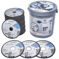 Bosch Accessoires 100x Doorslijpschijf Standard Metal 125X1X22.23 in emmer - 2608626116