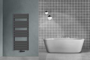 Belrad Handdoek Radiator Zwart Midden 160×60 cm 908W