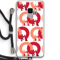 Dogs: Samsung Galaxy S9 Transparant Hoesje met koord