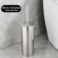 SteelClean Luxe Toiletborstel met Wandhouder - Zwart RVS Design SteelClean Luxe Toiletborstel met Wandhouder - Zwart RVS Design
