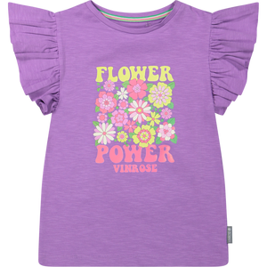 Vinrose Meisjes t-shirt - Amethyst orchid