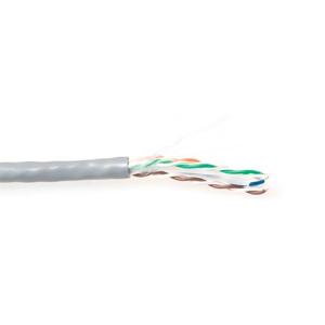 U/UTP kabel CAT6 op rol 100 meter grijs met adersplitter