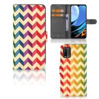 Xiaomi Redmi 9T | Poco M3 | Telefoon Hoesje | Zigzag Multi Color