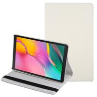 Litchi textuur horizontale Flip 360 graden rotatie lederen case voor Galaxy tab A 10 1 (2019) T510/T515 met houder (wit)