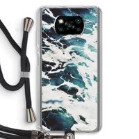 Golven: Xiaomi Poco X3 NFC Transparant Hoesje met koord