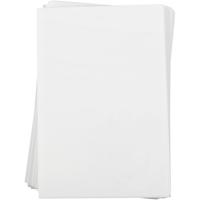 Creativ Company Vellen krimpfolie, vel 20x30 cm, dikte 0,3 mm, mat wit, 100 vel/ 1 doos