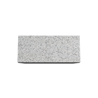 Storke Edge staand badmeubel 120 x 52 cm mat zwart met Tavola enkel of dubbel wastafelblad in mat wit/zwart terrazzo