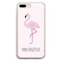 Pink positive: iPhone 7 Plus Transparant Hoesje