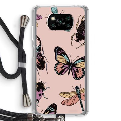 Tiny Bugs: Xiaomi Poco X3 Pro Transparant Hoesje met koord