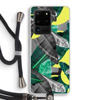 Fantasie jungle: Samsung Galaxy S20 Ultra Transparant Hoesje met koord