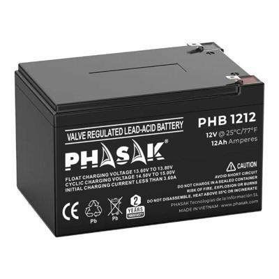 Batterij voor UPS SAI Phasak PHB 1212 12 Ah 12 V