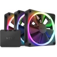 NZXT F120 RGB - 120mm RGB Fans - Triple - Black