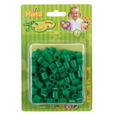 Hama strijkkralen maxi - groen, 250st.