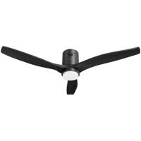 HOMBLI Smart Ceiling Fan & Light - Black & Black Wood Smartverlichting