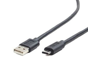 Gembird CCP-USB2-AMCM-10 USB-kabel 3 m USB 2.0 USB A USB C Zwart