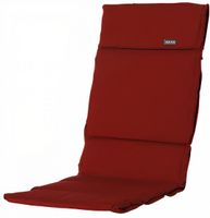 Madison tuinkussen Fiber De Luxe Rib 125 x 50 cm dralon rood - thumbnail