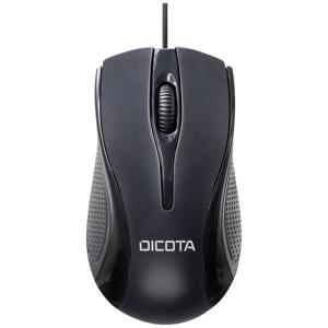 Dicota neu Muis USB Zwart 3 Toetsen 1200 dpi Geïntegreerd scrollwiel