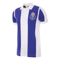 COPA FC Porto 1951-52 Retro Voetbalshirt Blauw Wit - thumbnail