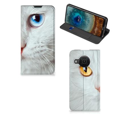 Nokia X20 | X10 | Hoesje maken | Witte Kat