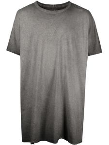 Boris Bidjan Saberi t-shirt à détails de coutures - Gris