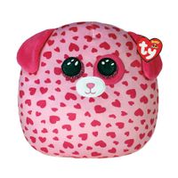 TY Squish A Boo Knuffelkussen Hond Tickle 19 cm