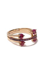 Delfina Delettrez bague Linked Dots - Rose