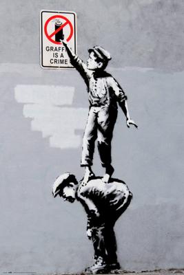 Poster Brandalised Grafitti is a Crime 61x91,5cm
