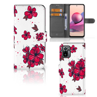 Xiaomi Redmi Note 10S | 10 4G | Poco M5s Hoesje Blossom Red - thumbnail