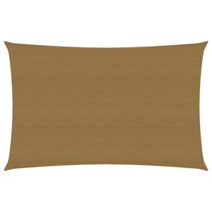 Zonnezeil 160 g/m 2x4 m HDPE taupe