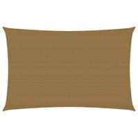 Zonnezeil 160 g/m 2x4 m HDPE taupe