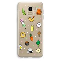 Happy bento friends: Samsung Galaxy J6 (2018) Transparant Hoesje