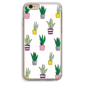 Sanseveria: iPhone 6 Plus / 6S Plus Transparant Hoesje