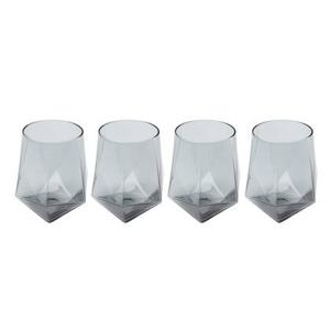 Kare Design Diamond Waterglazen smoke 4st