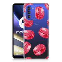Motorola Moto G51 5G | Siliconen Case | Pink Macarons