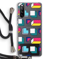 8-bit N°7: Sony Sony Xperia 10 III Transparant Hoesje met koord
