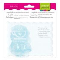 Vaessen Creative • acryl stempelblok 16x12x0,8cm