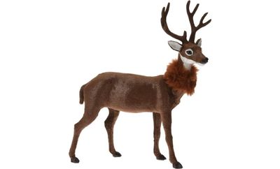Rendier Staand Bontkraag 37 cm - Nampook