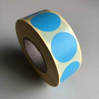 Etiket 25 mm rond blauw 1000 rol - 40 stuks